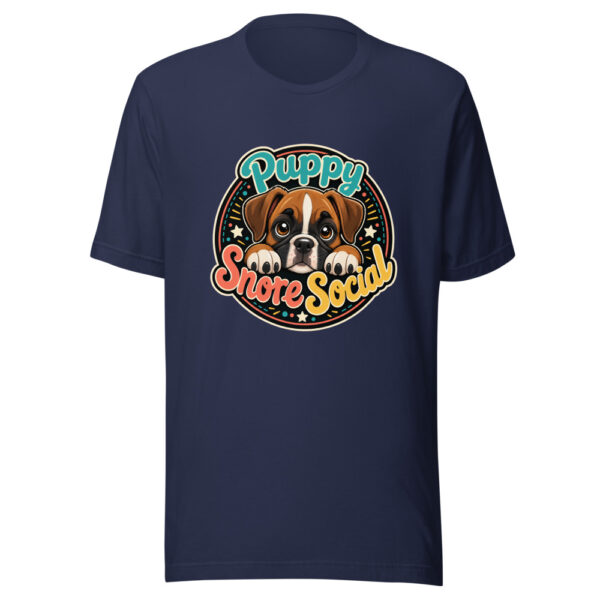 Puppy Snore Social Graphic Tee mockup 2 Puppy Snore Social Graphic Tee mockup 2