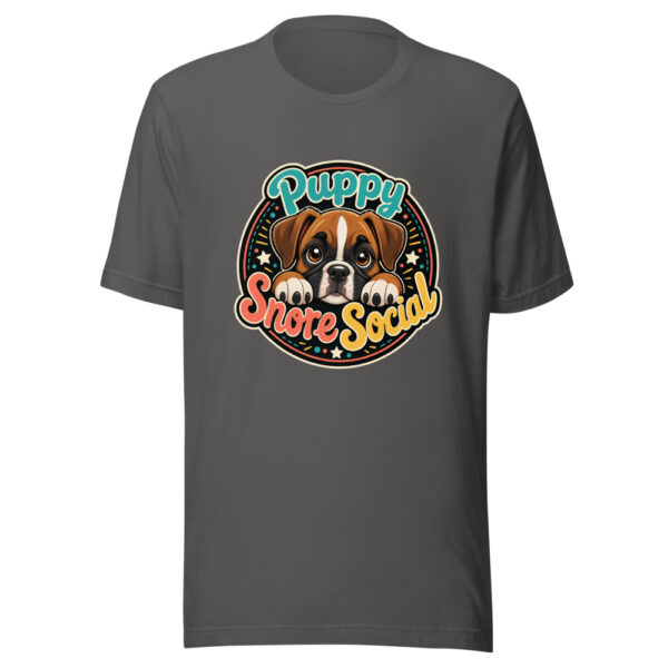Puppy Snore Social Graphic Tee mockup 3 Puppy Snore Social Graphic Tee mockup 3