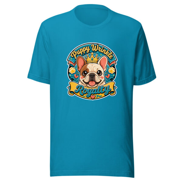 Puppy Wrinkle Royalty Graphic Tee mockup 2