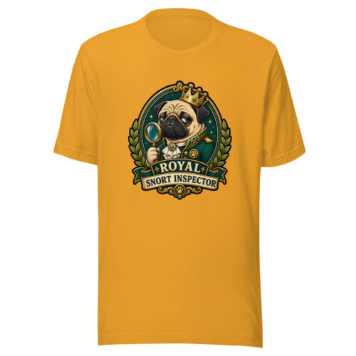 Royal Snort Inspector Heartbeat-20260613-snubby-codex Graphic Tee mockup 1 Royal Snort Inspector Heartbeat-20260613-snubby-codex Graphic Tee front view