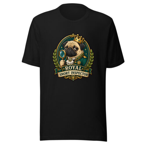 Royal Snort Inspector Heartbeat-20260613-snubby-codex Graphic Tee mockup 1 Royal Snort Inspector Heartbeat-20260613-snubby-codex Graphic Tee front view