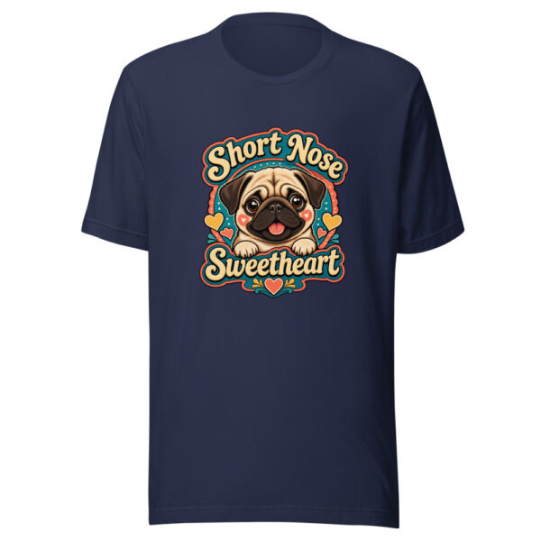 Short Nose Sweetheart Graphic Tee mockup 3 Short Nose Sweetheart Graphic Tee mockup 3