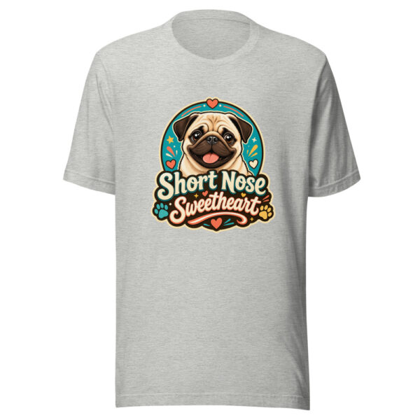 Short Nose Sweetheart Graphic Tee mockup 5 Short Nose Sweetheart Graphic Tee mockup 5