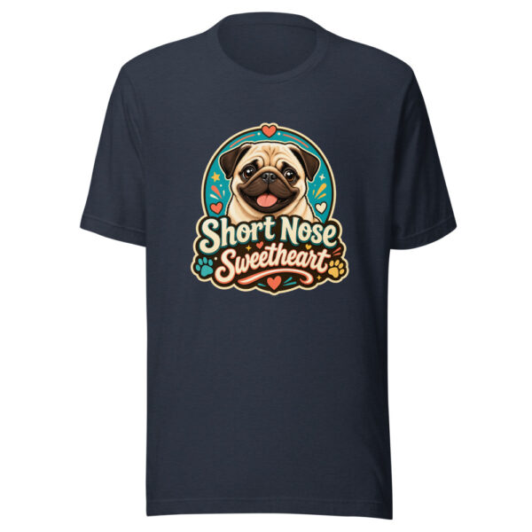 Short Nose Sweetheart Graphic Tee mockup 7 Short Nose Sweetheart Graphic Tee mockup 7