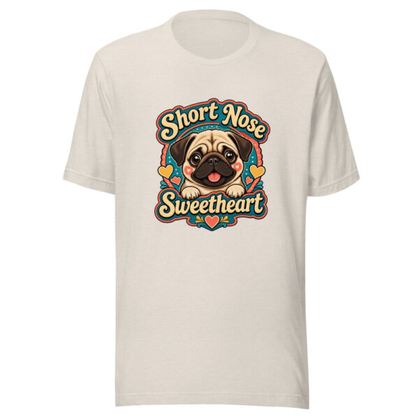 Short Nose Sweetheart Graphic Tee mockup 8 Short Nose Sweetheart Graphic Tee mockup 8