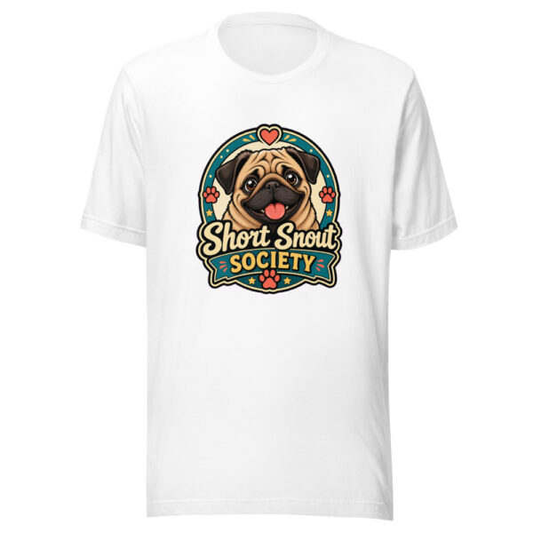 Short Snout Society Graphic Tee mockup 3 Short Snout Society Graphic Tee mockup 3