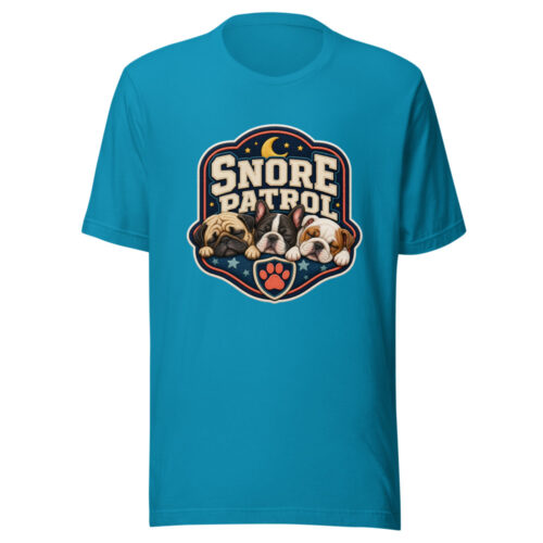 SNORE PATROL Heartbeat-20260614-snubby-puppy-codex Graphic Tee mockup 1 SNORE PATROL Heartbeat-20260614-snubby-puppy-codex Graphic Tee front view