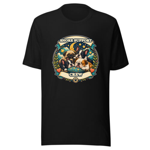 SNORE SUPPORT CREW Heartbeat-20260614-snubbypuppy-codex Graphic Tee mockup 1 SNORE SUPPORT CREW Heartbeat-20260614-snubbypuppy-codex Graphic Tee front view