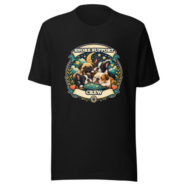 SNORE SUPPORT CREW Heartbeat-20260614-snubbypuppy-codex Graphic Tee mockup 1 SNORE SUPPORT CREW Heartbeat-20260614-snubbypuppy-codex Graphic Tee front view
