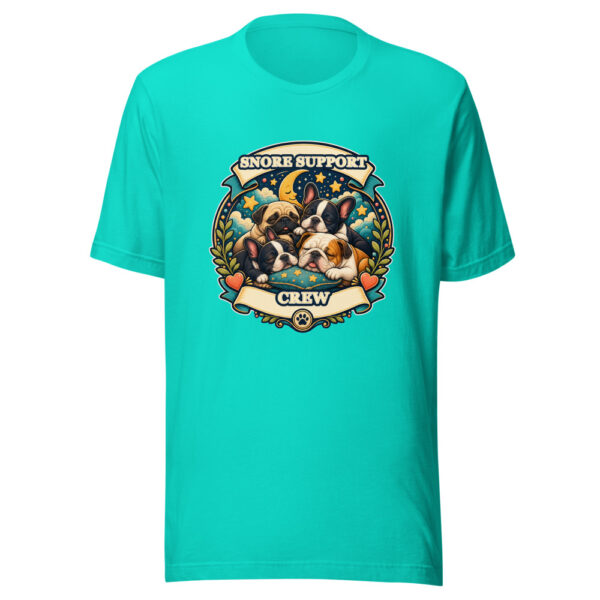 SNORE SUPPORT CREW Heartbeat-20260614-snubbypuppy-codex Graphic Tee mockup 3