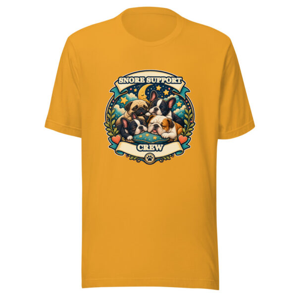 SNORE SUPPORT CREW Heartbeat-20260614-snubbypuppy-codex Graphic Tee mockup 4
