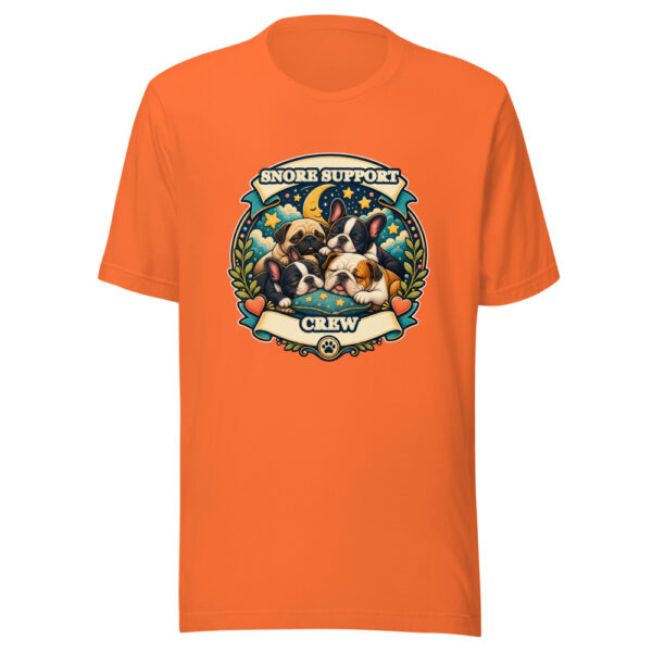 SNORE SUPPORT CREW Heartbeat-20260614-snubbypuppy-codex Graphic Tee mockup 5