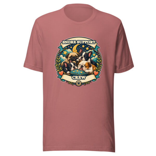 SNORE SUPPORT CREW Heartbeat-20260614-snubbypuppy-codex Graphic Tee mockup 6