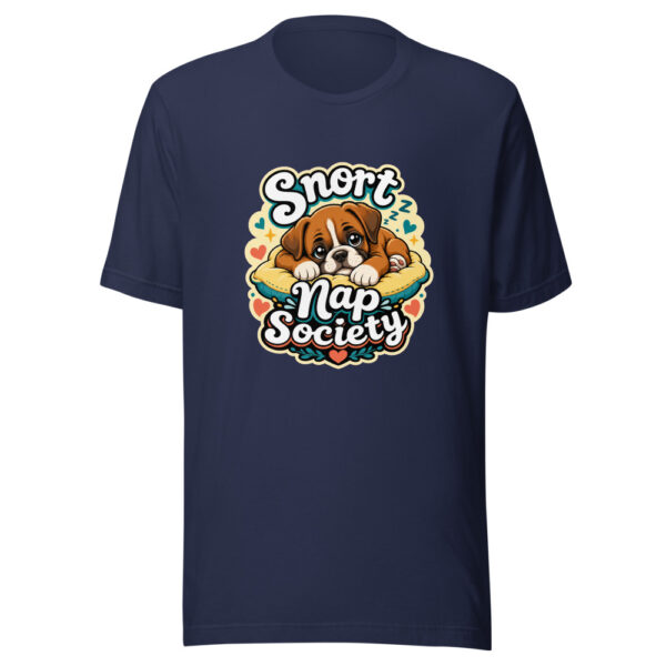 Snort Nap Society Graphic Tee mockup 4