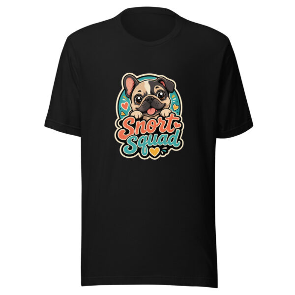 Snort Squad Graphic Tee mockup 1 Snort Squad Graphic Tee front view