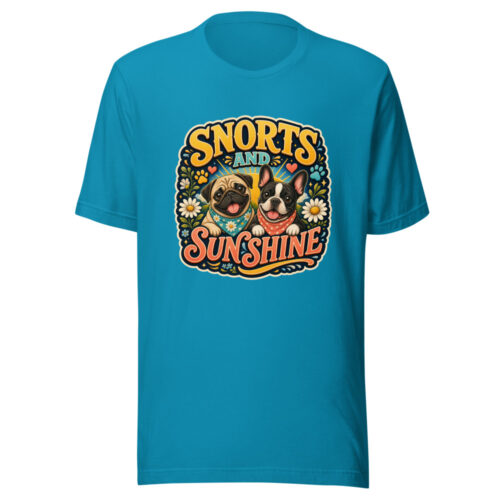 SNORTS AND SUNSHINE Heartbeat-20260623-codex-fallback Graphic Tee mockup 1 SNORTS AND SUNSHINE Heartbeat-20260623-codex-fallback Graphic Tee front view
