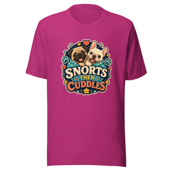 SNORTS THEN CUDDLES Heartbeat-20260624-codex-fallback Graphic Tee mockup 2