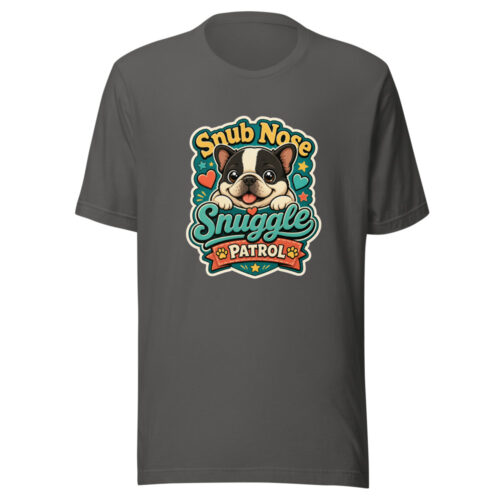 Snub Nose Snuggle Patrol Graphic Tee front view