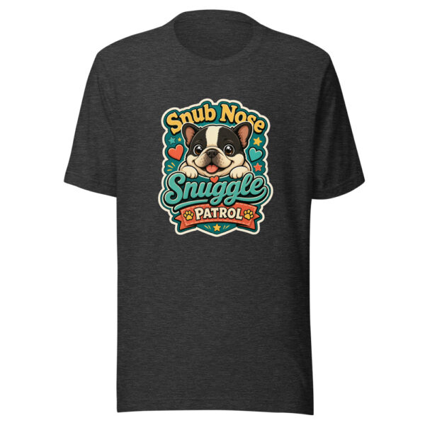 Snub Nose Snuggle Patrol Graphic Tee mockup 6