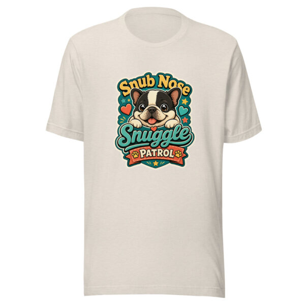 Snub Nose Snuggle Patrol Graphic Tee mockup 8