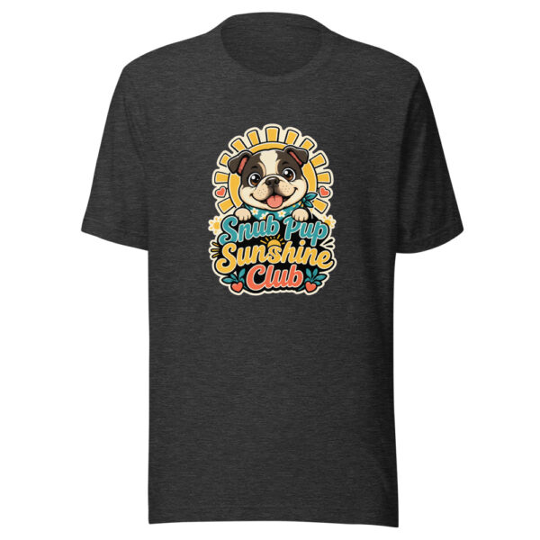 Snub Pup Sunshine Club Graphic Tee mockup 6