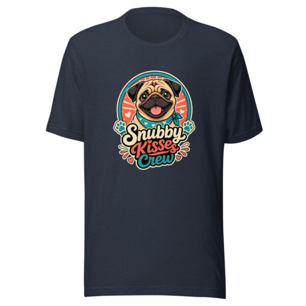 Snubby Kisses Crew Graphic Tee mockup 7 Snubby Kisses Crew Graphic Tee mockup 7