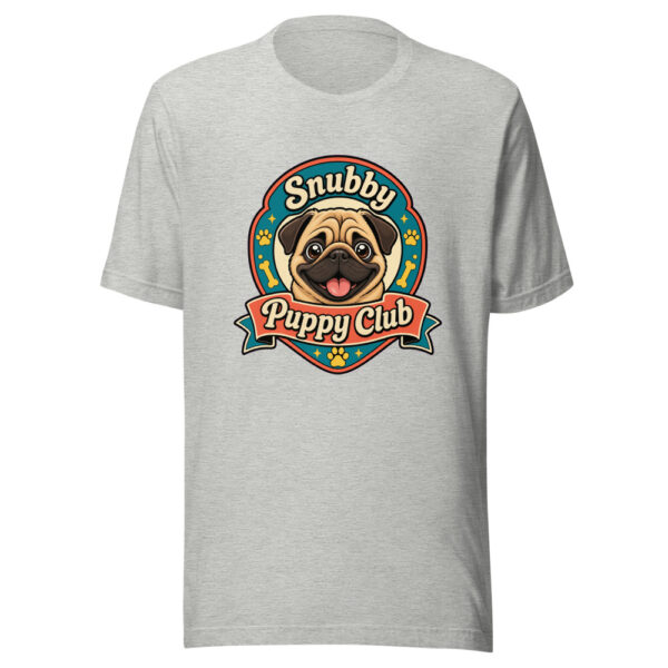Snubby Puppy Club Graphic Tee mockup 5