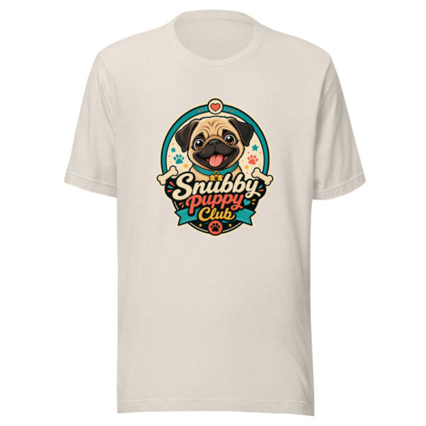 Snubby Puppy Club Graphic Tee mockup 8 Snubby Puppy Club Graphic Tee mockup 8