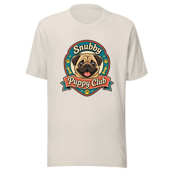 Snubby Puppy Club Graphic Tee mockup 8