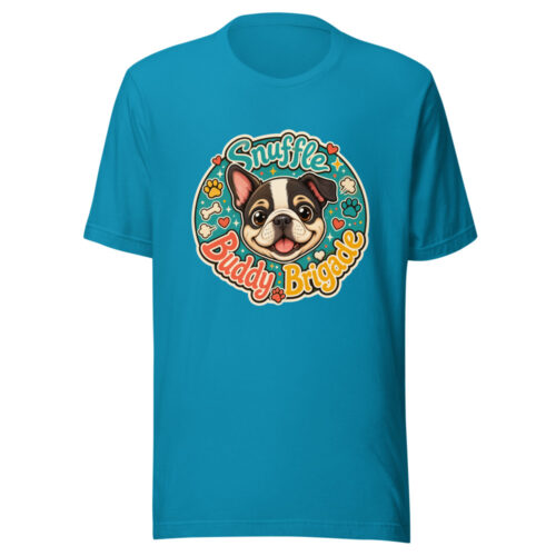 Snuffle Buddy Brigade Graphic Tee mockup 1 Snuffle Buddy Brigade Graphic Tee front view