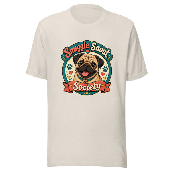 Snuggle Snout Society Graphic Tee mockup 1 Snuggle Snout Society Graphic Tee front view