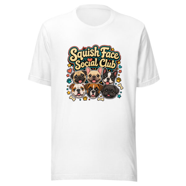 Squish Face Social Club Graphic Tee mockup 3 Squish Face Social Club Graphic Tee mockup 3