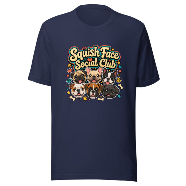 Squish Face Social Club Graphic Tee mockup 4 Squish Face Social Club Graphic Tee mockup 4