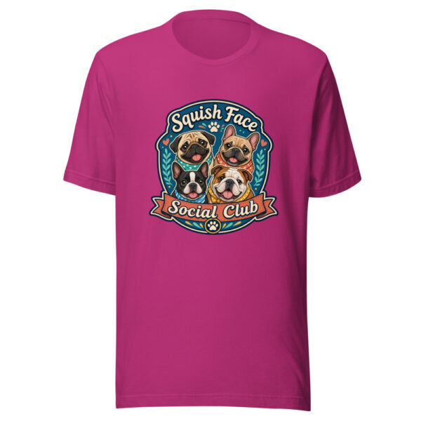 Squish Face Social Club Heartbeat-20260612-squish-face-social-club Graphic Tee mockup 4