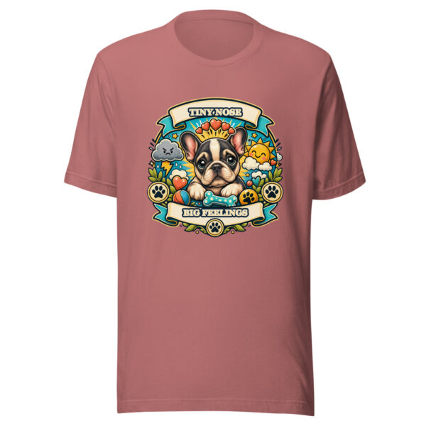 TINY NOSE BIG FEELINGS Heartbeat-20260614-snubbypuppy-codex Graphic Tee mockup 6 TINY NOSE BIG FEELINGS Heartbeat-20260614-snubbypuppy-codex Graphic Tee mockup 6