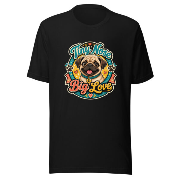 Tiny Nose Big Love Graphic Tee mockup 2 Tiny Nose Big Love Graphic Tee mockup 2