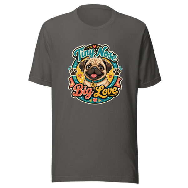 Tiny Nose Big Love Graphic Tee mockup 5 Tiny Nose Big Love Graphic Tee mockup 5