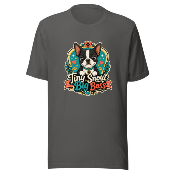 Tiny Snout Big Boss Graphic Tee mockup 1 Tiny Snout Big Boss Graphic Tee front view