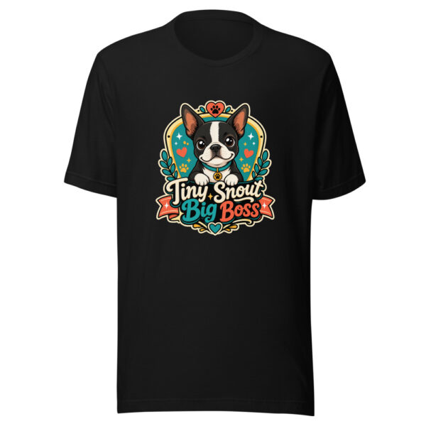 Tiny Snout Big Boss Graphic Tee mockup 2 Tiny Snout Big Boss Graphic Tee mockup 2