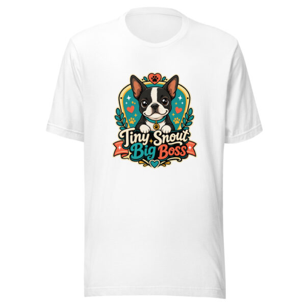 Tiny Snout Big Boss Graphic Tee mockup 3 Tiny Snout Big Boss Graphic Tee mockup 3