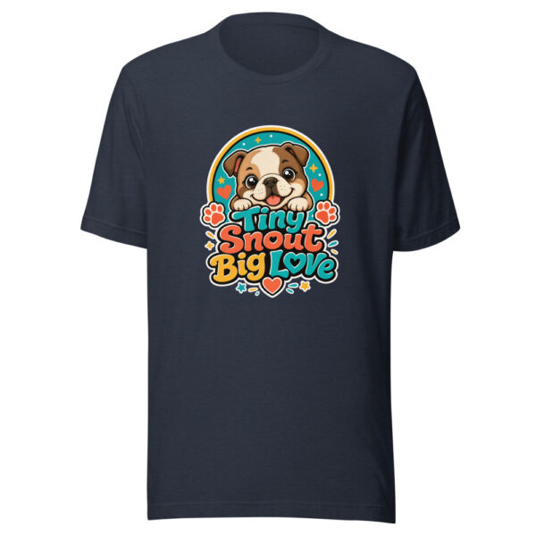Tiny Snout Big Love Graphic Tee mockup 7 Tiny Snout Big Love Graphic Tee mockup 7