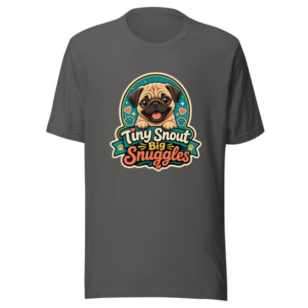 Tiny Snout Big Snuggles Graphic Tee mockup 5 Tiny Snout Big Snuggles Graphic Tee mockup 5