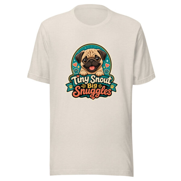 Tiny Snout Big Snuggles Graphic Tee mockup 8 Tiny Snout Big Snuggles Graphic Tee mockup 8