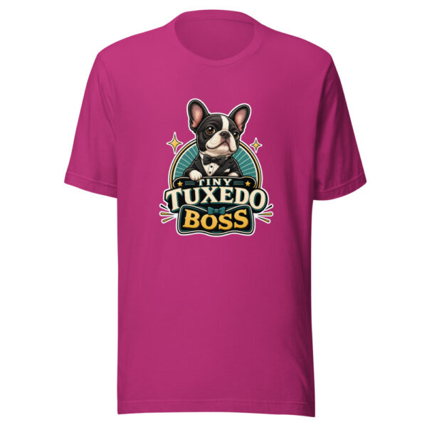 TINY TUXEDO BOSS Heartbeat-20260614-snubby-puppy-codex Graphic Tee front view