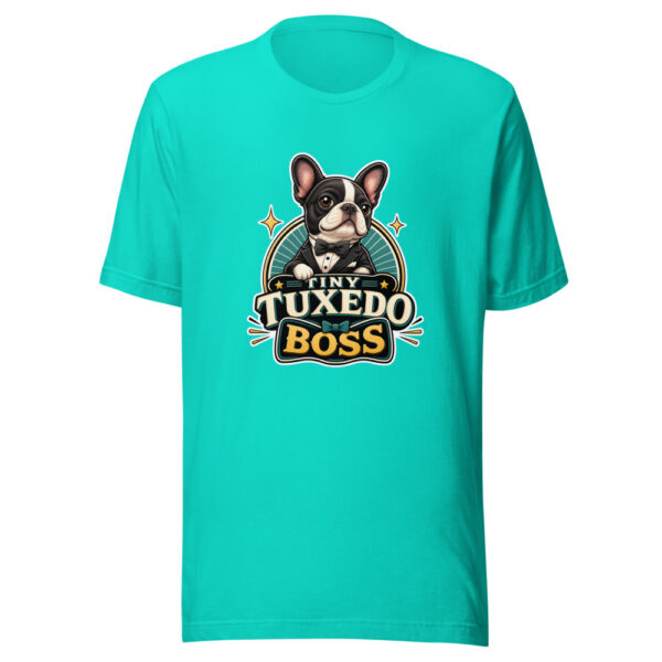 TINY TUXEDO BOSS Heartbeat-20260614-snubby-puppy-codex Graphic Tee mockup 3