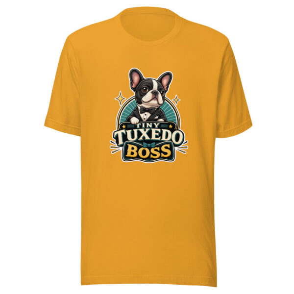 TINY TUXEDO BOSS Heartbeat-20260614-snubby-puppy-codex Graphic Tee mockup 4