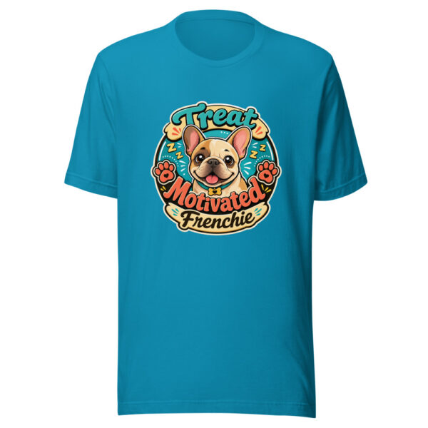 Treat Motivated Frenchie Graphic Tee mockup 1 Treat Motivated Frenchie Graphic Tee front view