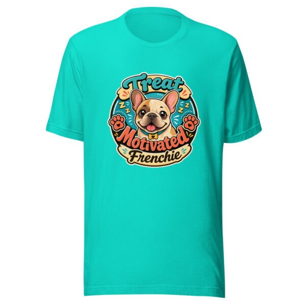 Treat Motivated Frenchie Graphic Tee mockup 2 Treat Motivated Frenchie Graphic Tee mockup 2