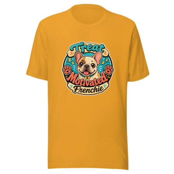Treat Motivated Frenchie Graphic Tee mockup 3 Treat Motivated Frenchie Graphic Tee mockup 3