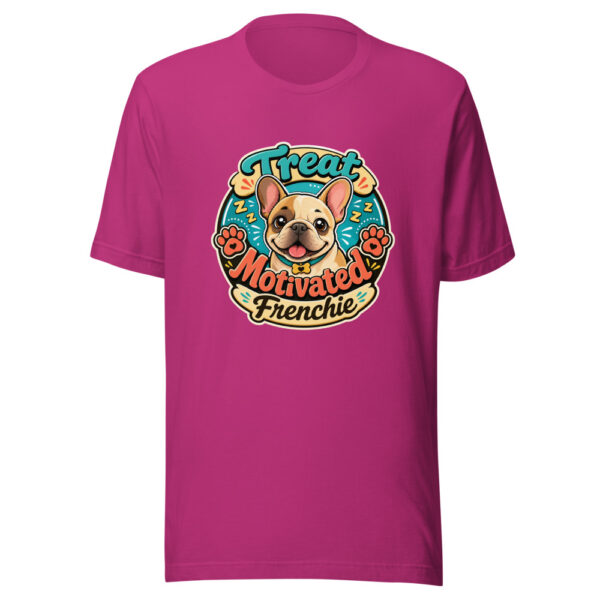 Treat Motivated Frenchie Graphic Tee mockup 4 Treat Motivated Frenchie Graphic Tee mockup 4